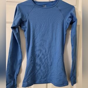 Nike Pro XS Women's Blue Long Sleeve Athletic Top
